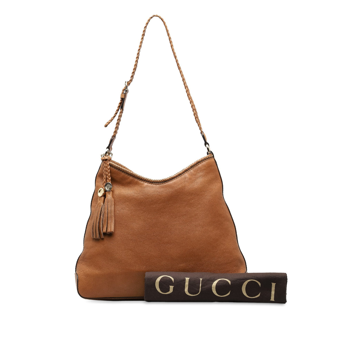 GUCCI Leather Marrakech Shoulder Bag