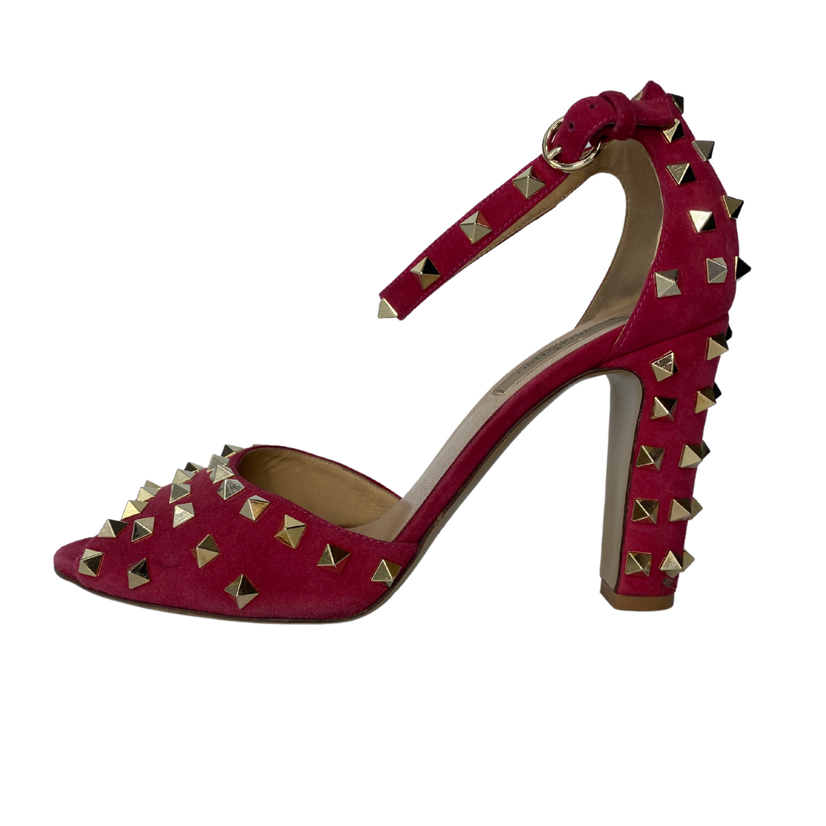 Valentino Rockstud Ankle Strap Pumps |US10|IT40|