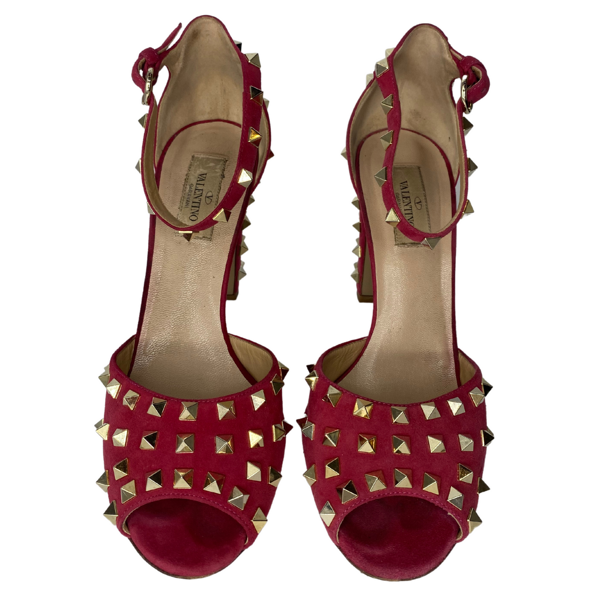 Valentino Rockstud Ankle Strap Pumps |US10|IT40|