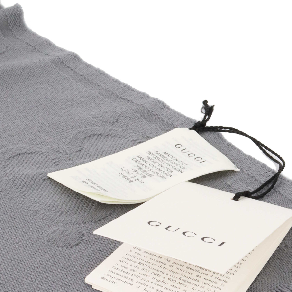 Gucci GG GG Wool Jacquard Scarf *