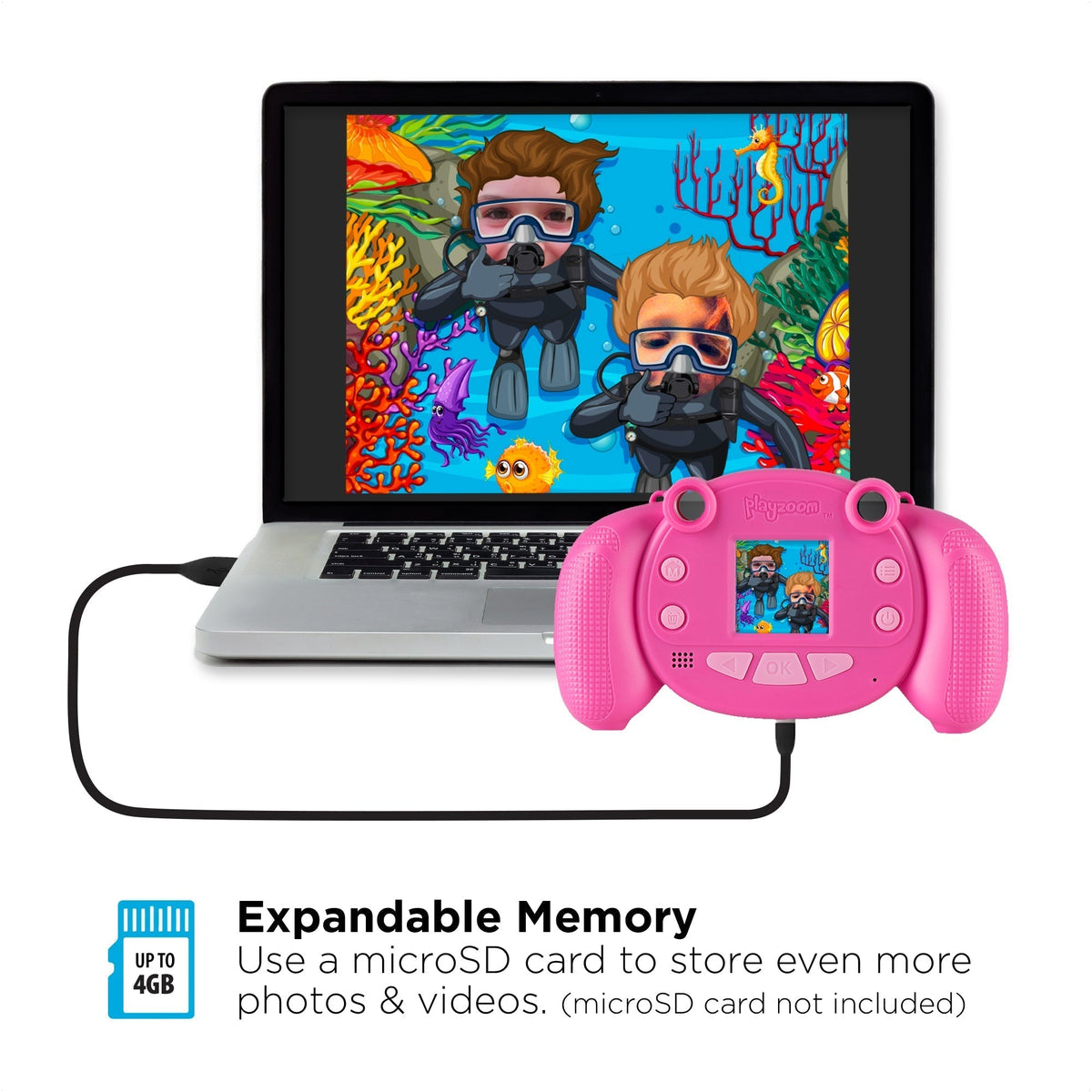 PlayZoom Snapcam, Fuschia