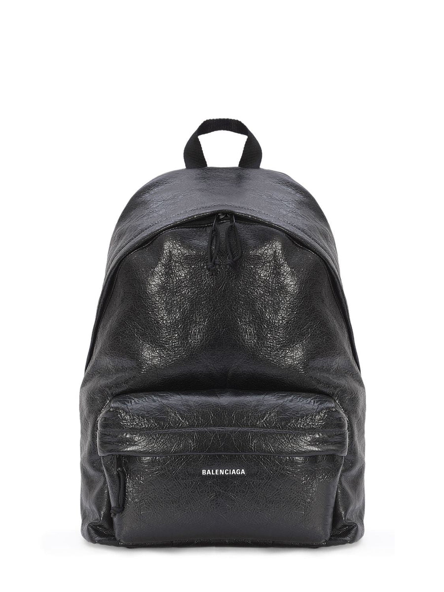 BALENCIAGA Leather Explorer Backpack for Men