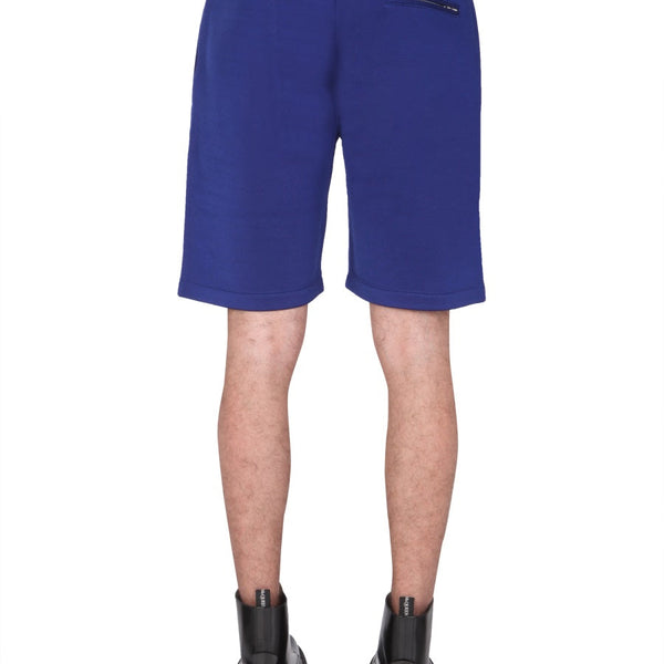 Alexander Mcqueen Men Shorts With Embroidered Logo