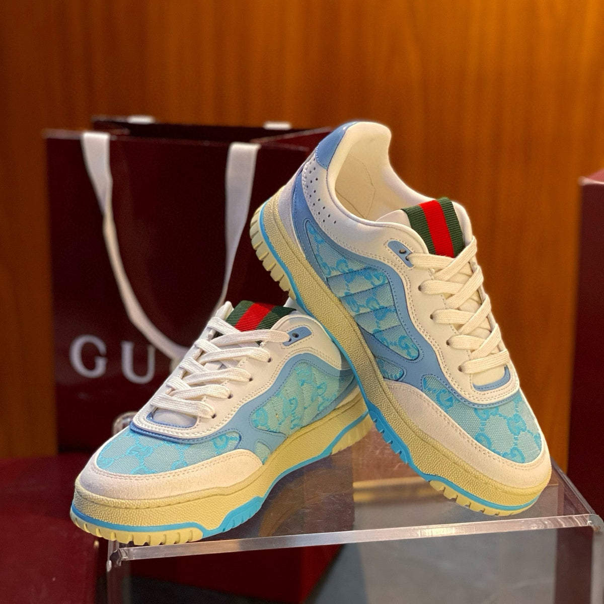 GG RE WEB SNEAKERS