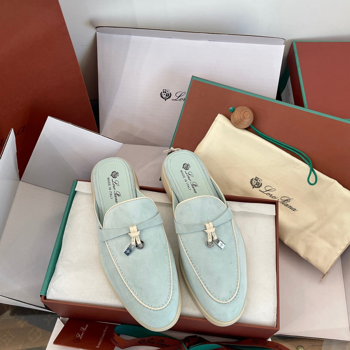 LORO P SUMMER CHARMS MULES