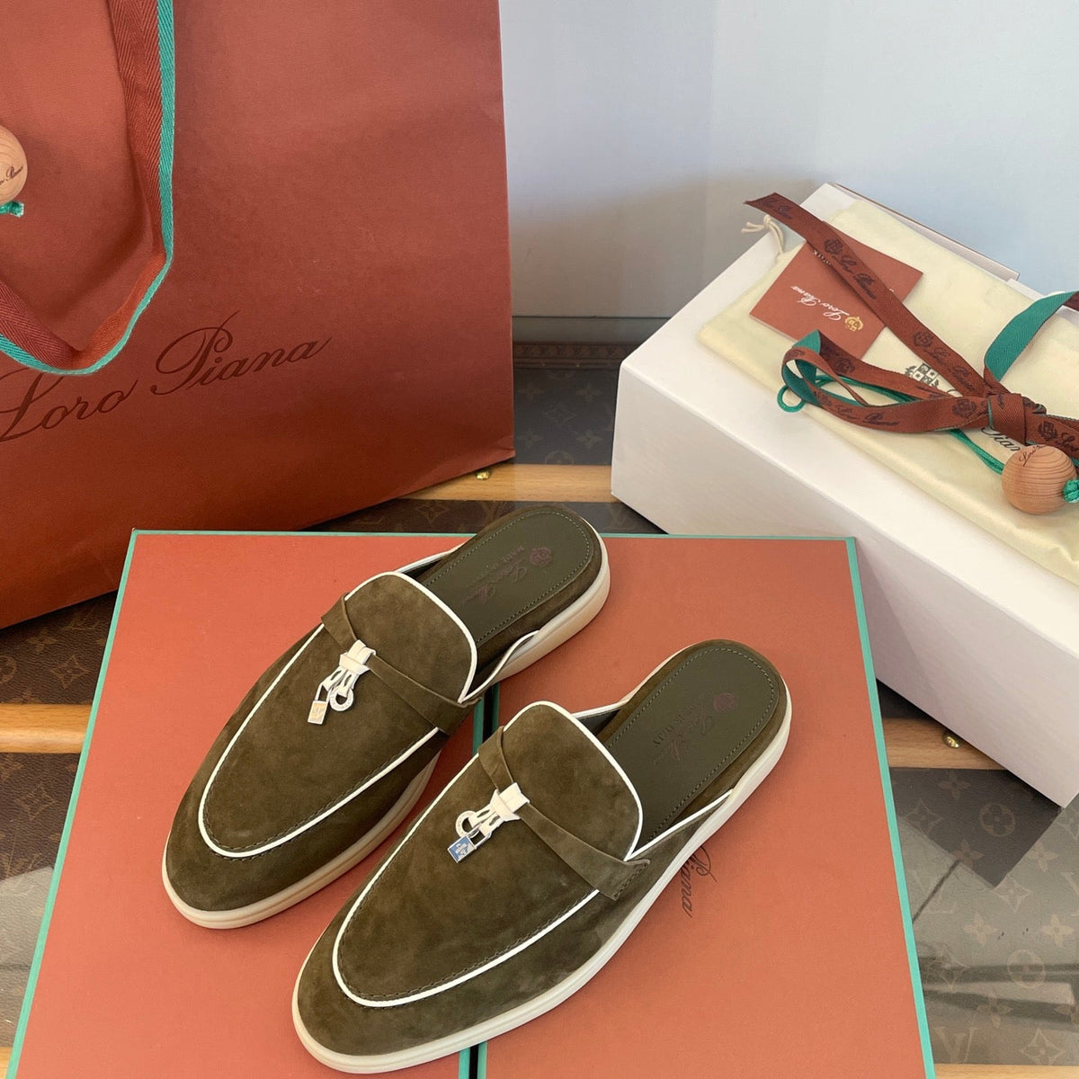 LORO P SUMMER CHARMS LOAFERS