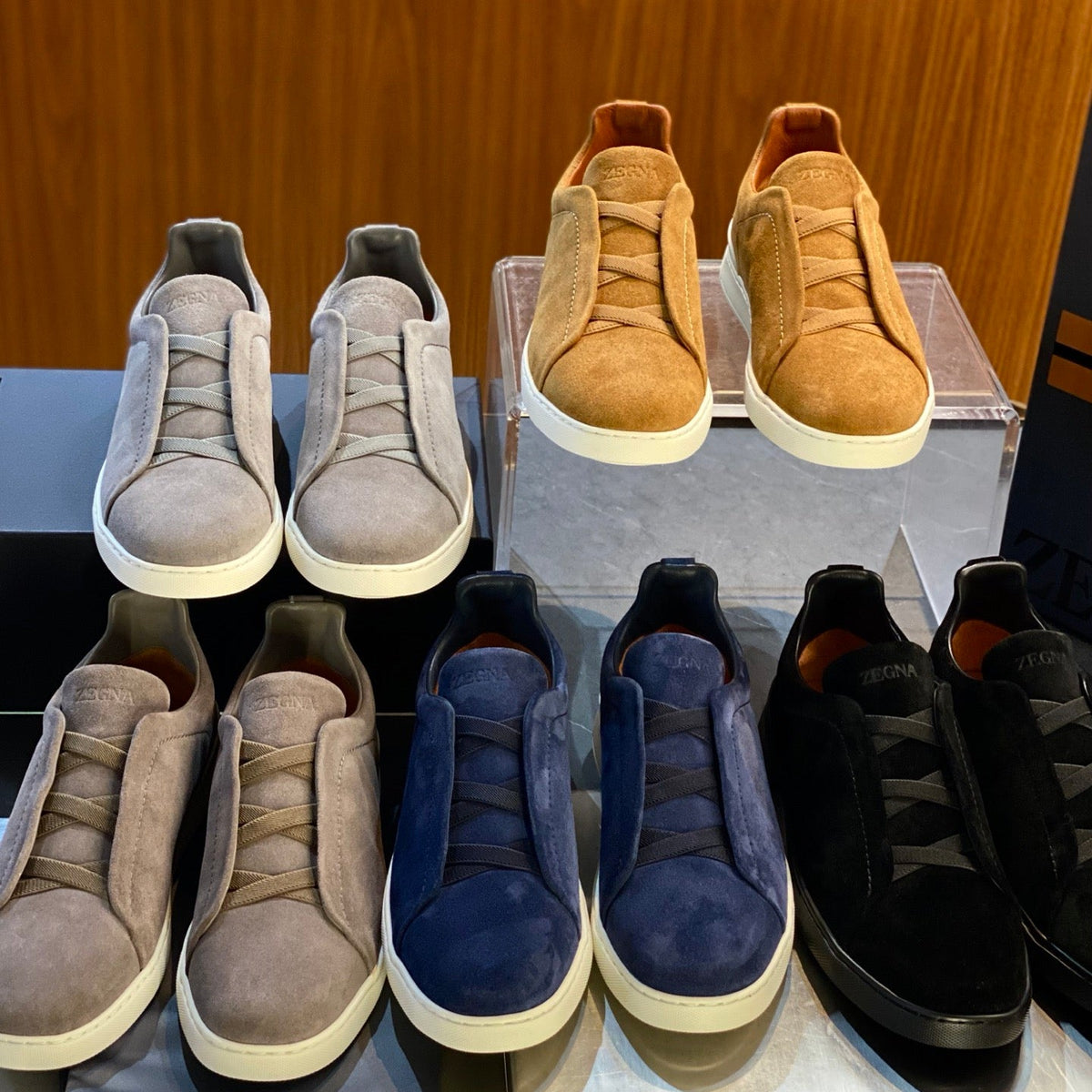 ZEGN TRIPLE STITCH SNEAKER