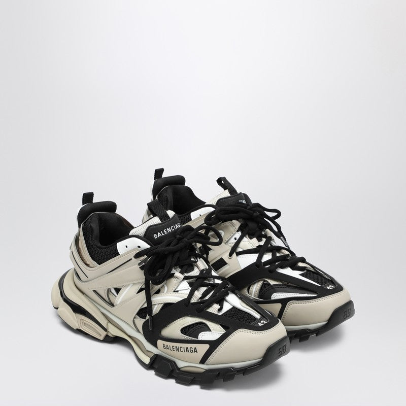 Balenciaga Track Beige/Black Mesh And Nylon Trainer Men