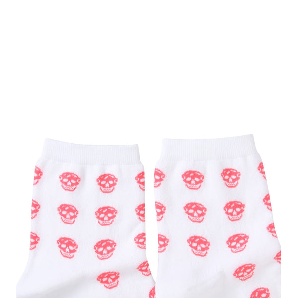 Alexander Mcqueen Women Short Skull Sock