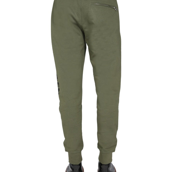 Alexander Mcqueen Men Jogging Pants With Graffiti Logo