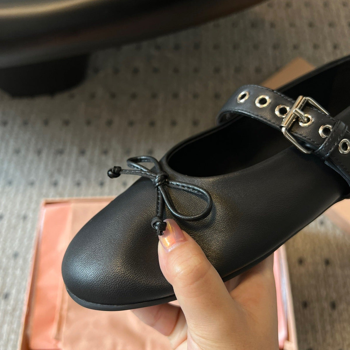 MIU M BALLERINA FLATS