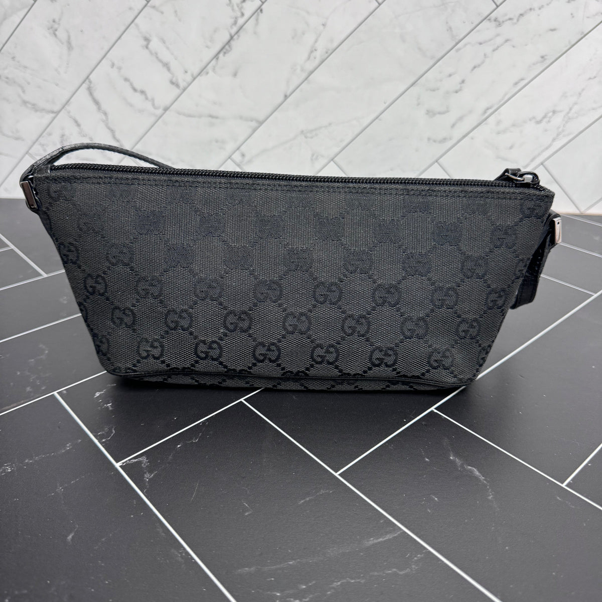 Gucci Black Canvas Handbag