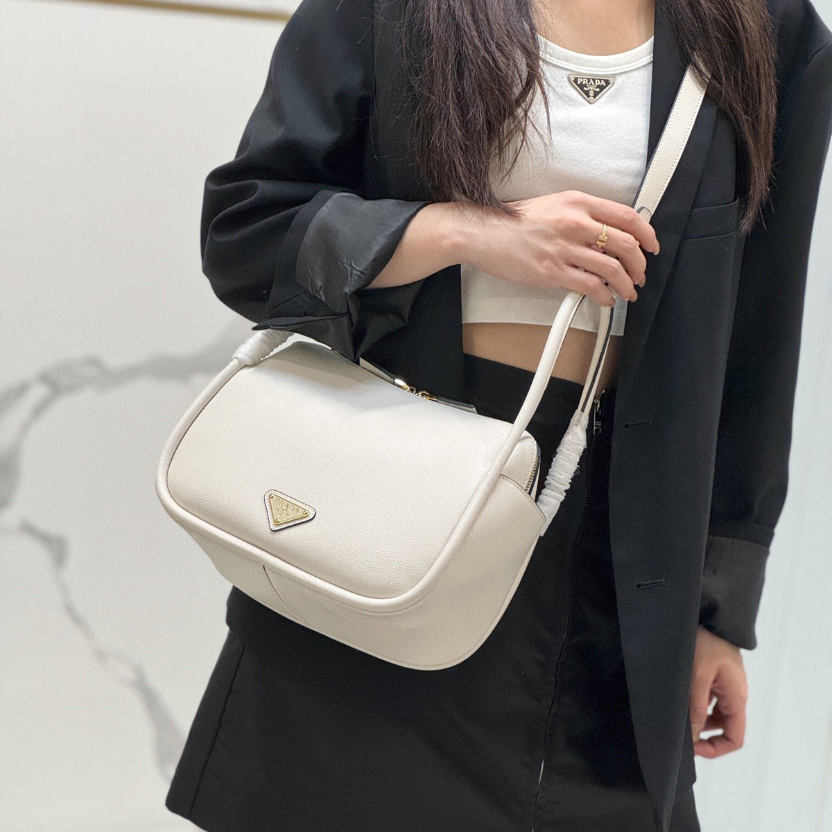 PD LEATHER HANDBAG
