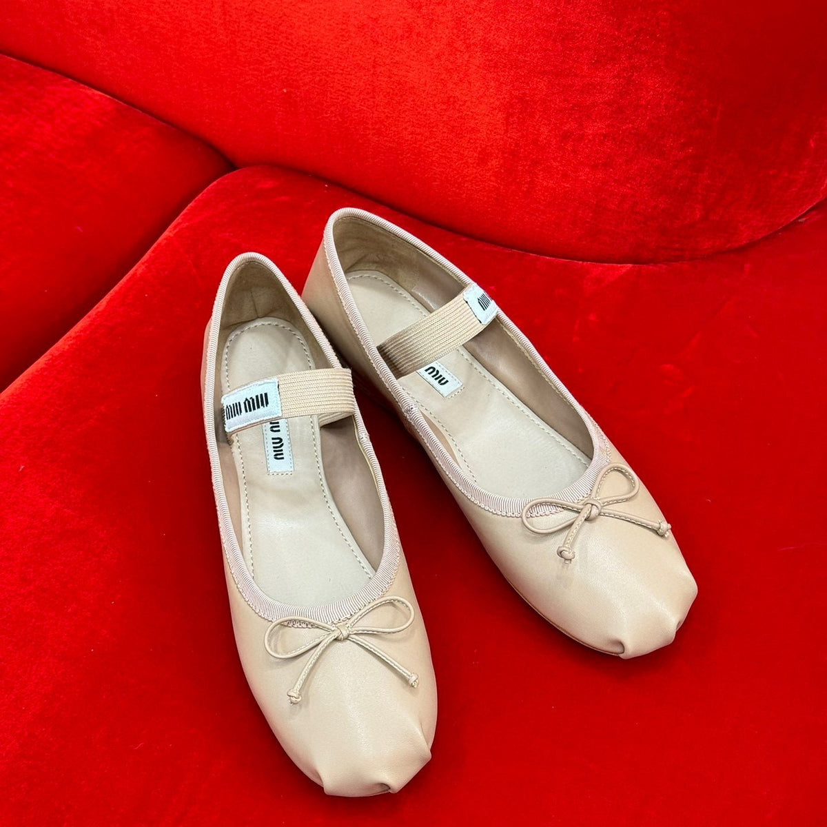 MIU M BALLERINA FLATS