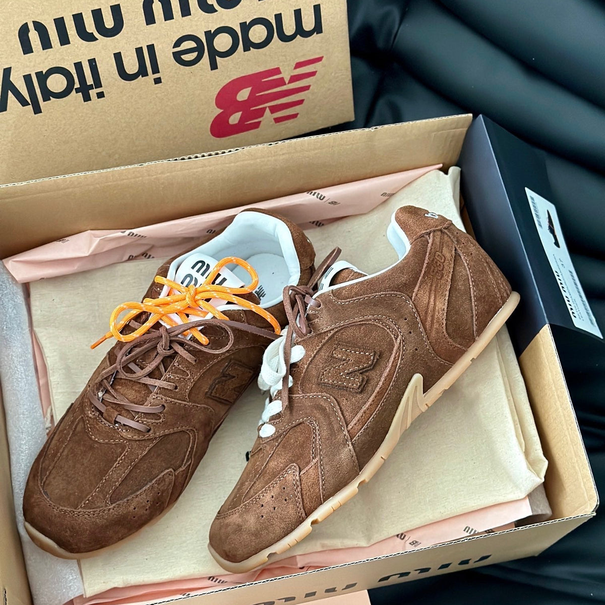 MIU M x NEW BALANCE TRAINERS