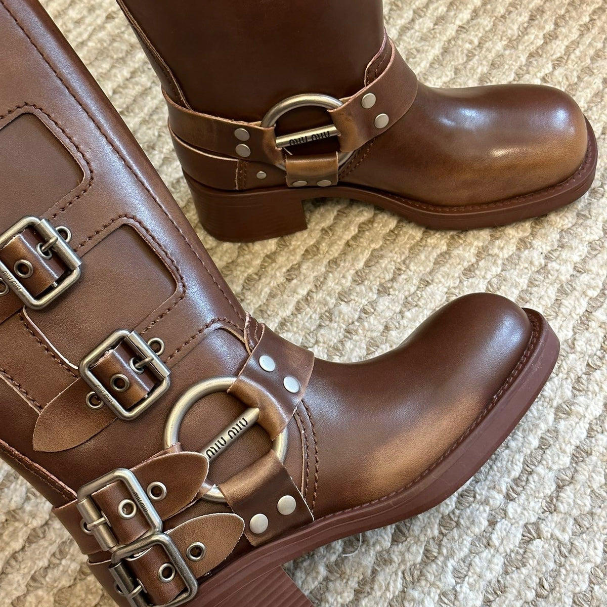 MIU M BOOTS