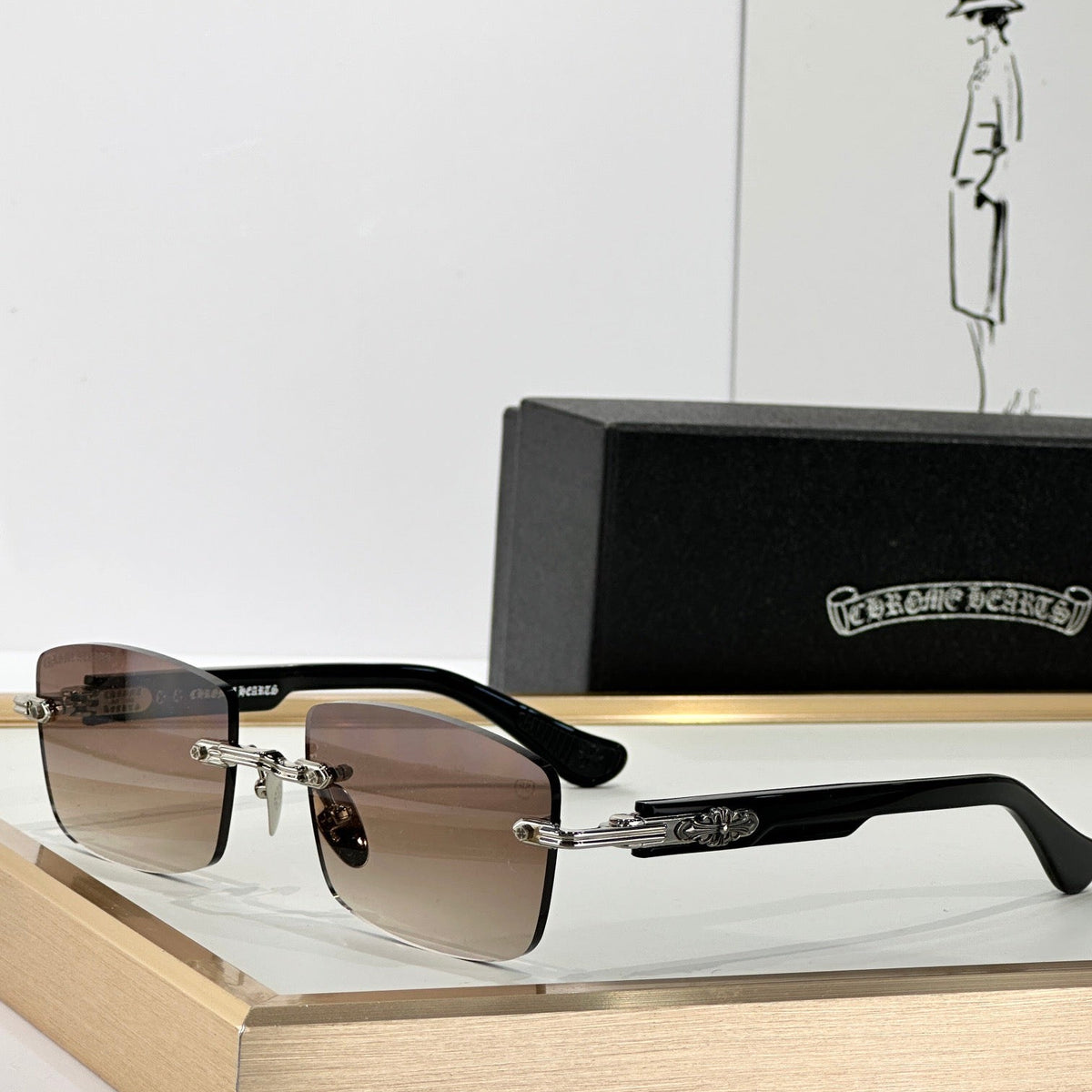 CHROME H SUNGLASSES