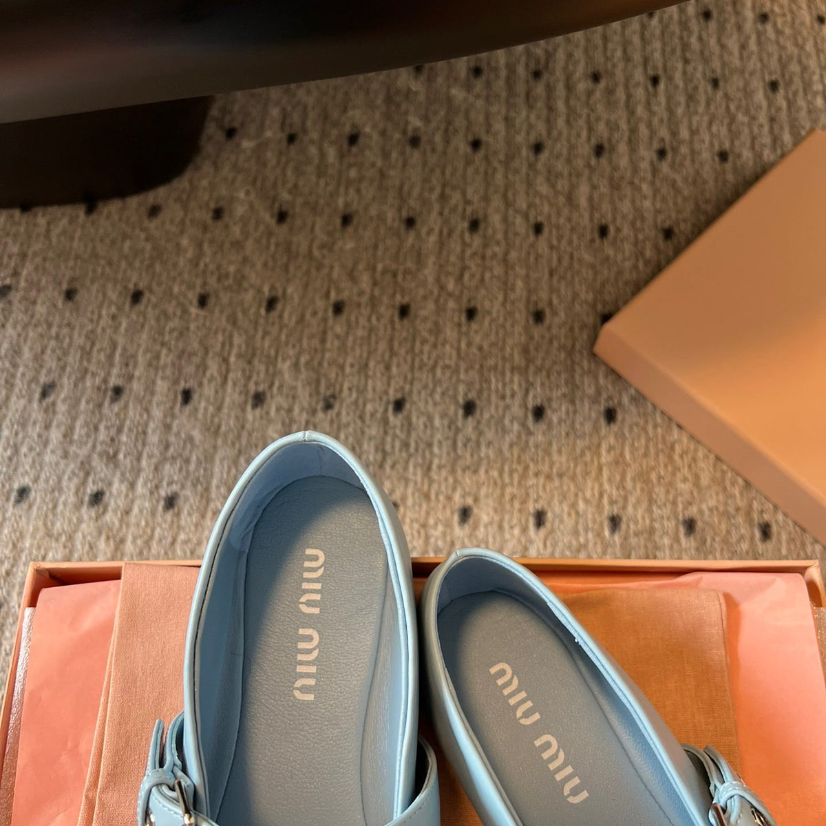 MIU M BALLERINA FLATS