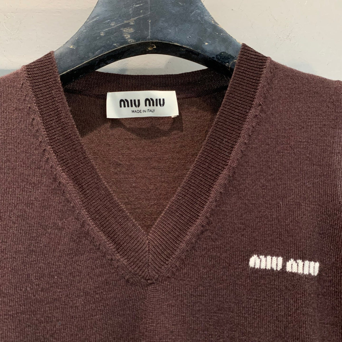 MIU M KNITTED VEST