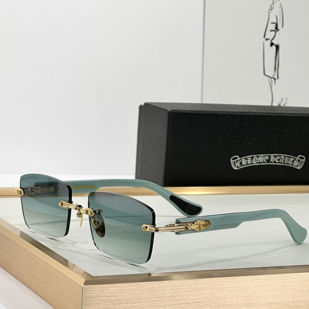CHROME H SUNGLASSES