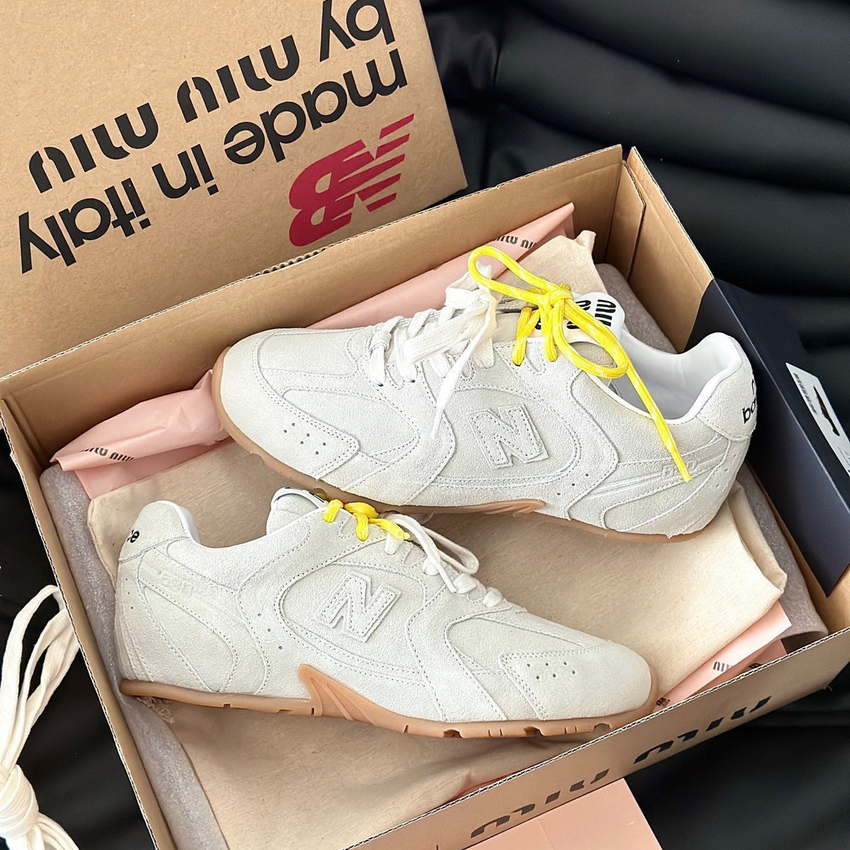 MIU M x NEW BALANCE TRAINERS