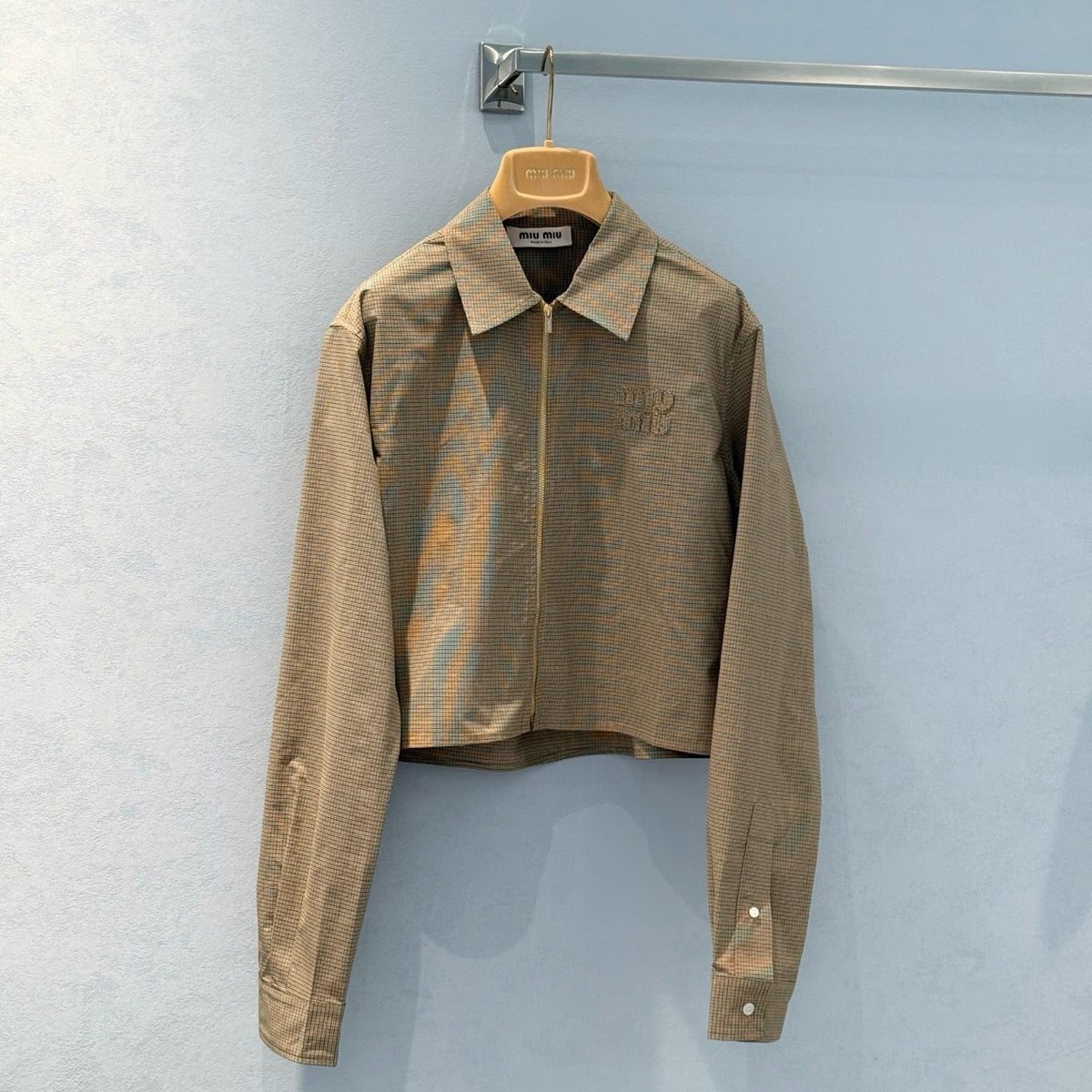 MIU M ZIP SHIRT