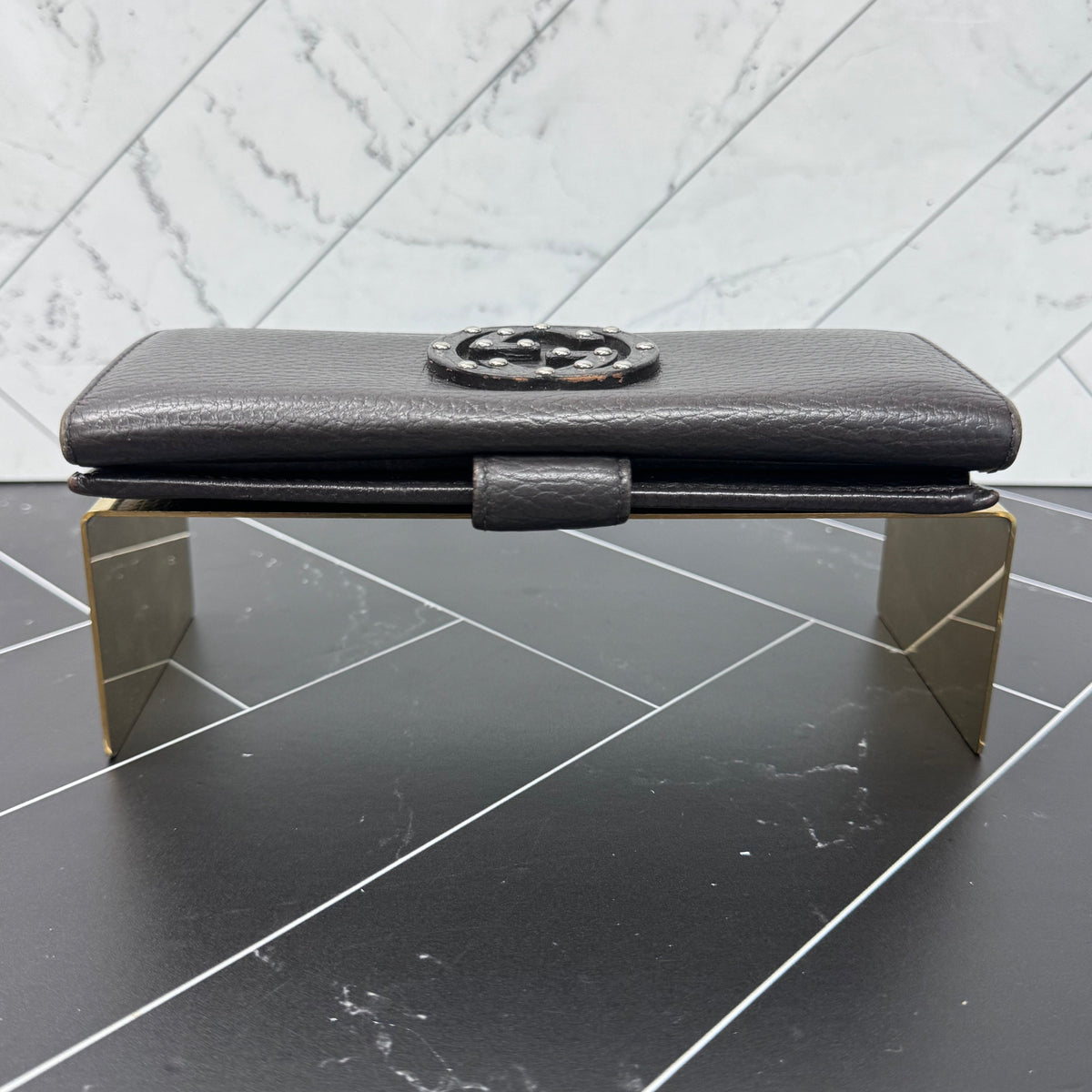 Gucci Brown Interlocking G Long Wallet