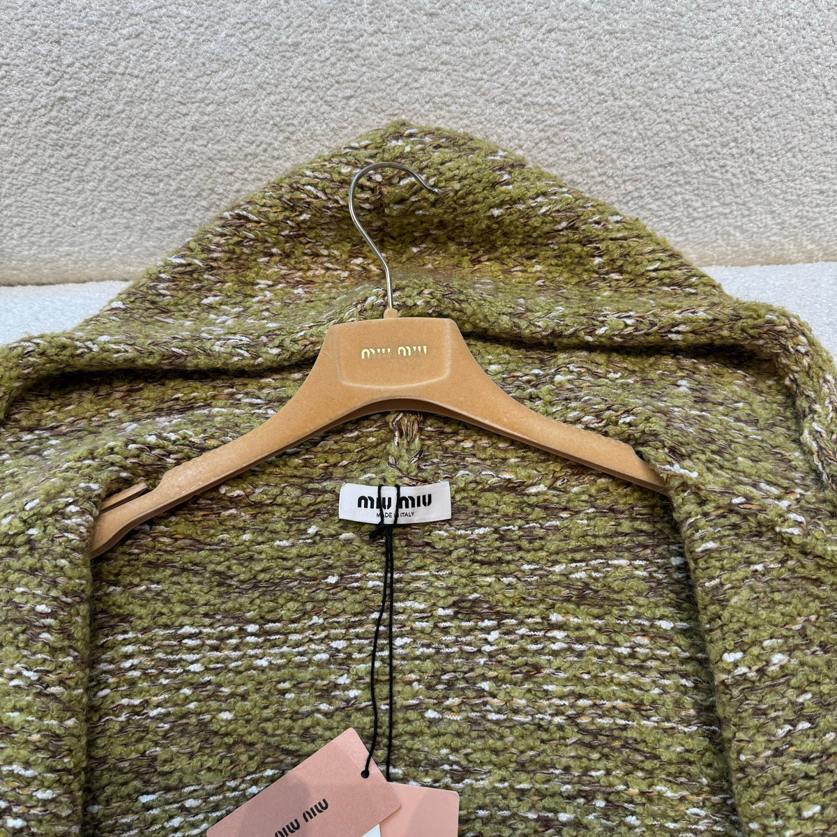 MIU M ZIP CARDIGAN