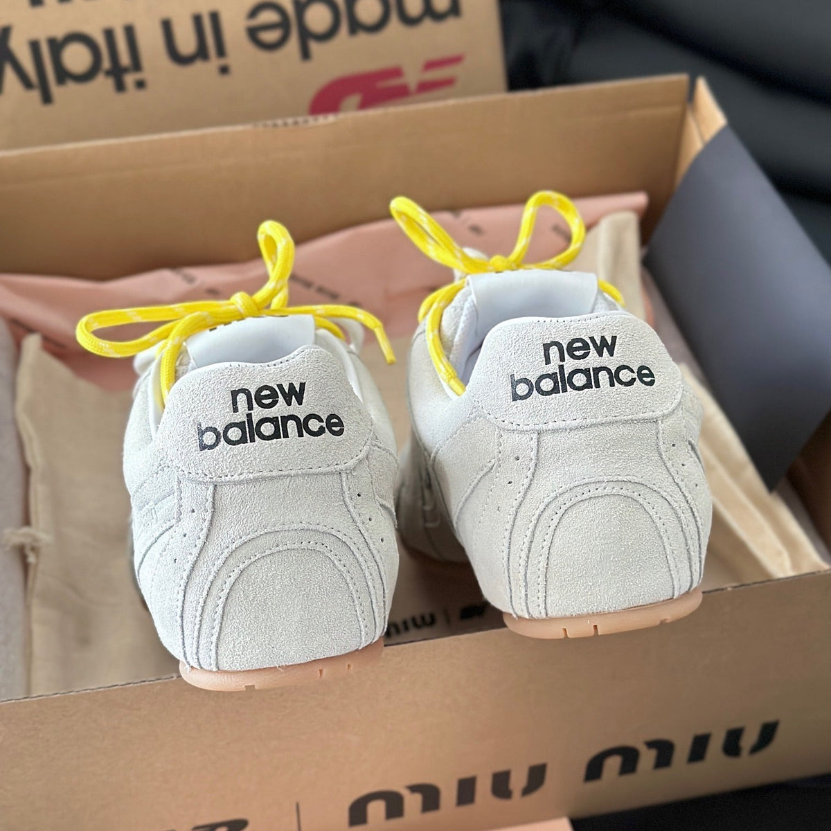 MIU M x NEW BALANCE TRAINERS