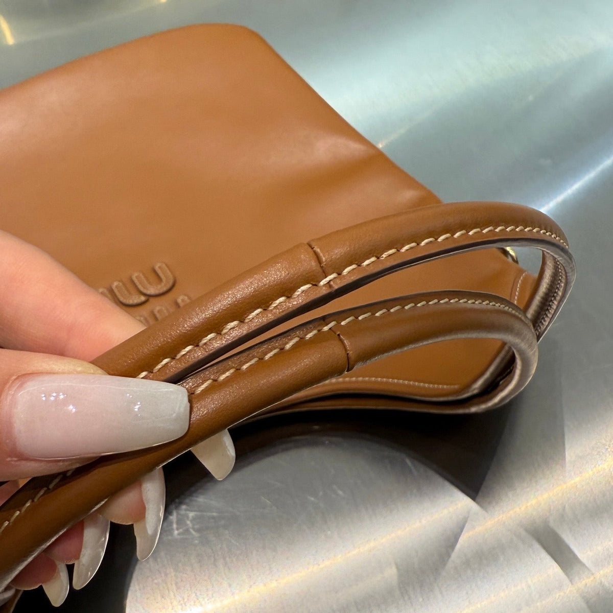 MIU M IVY LEATHER BAG