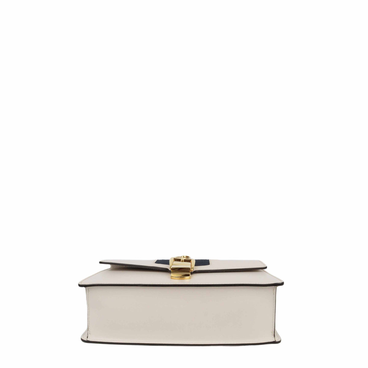Gucci Small White Sylvie Bag.