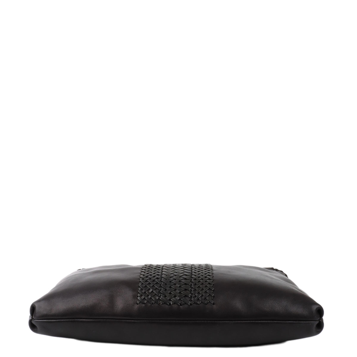 Gucci Black Leather Tote With Tassel.