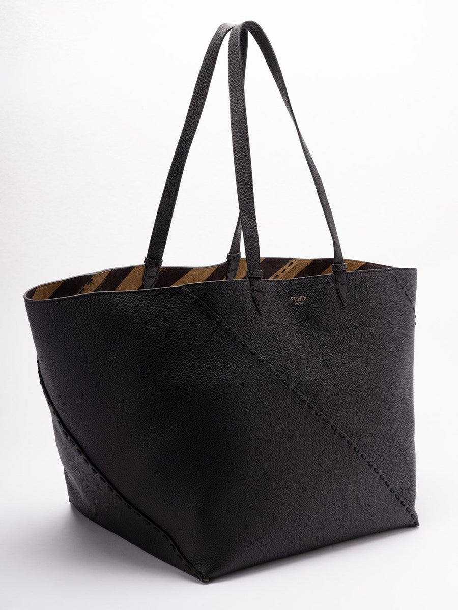 Fendi Men `Selleria Diag` Large Shopper