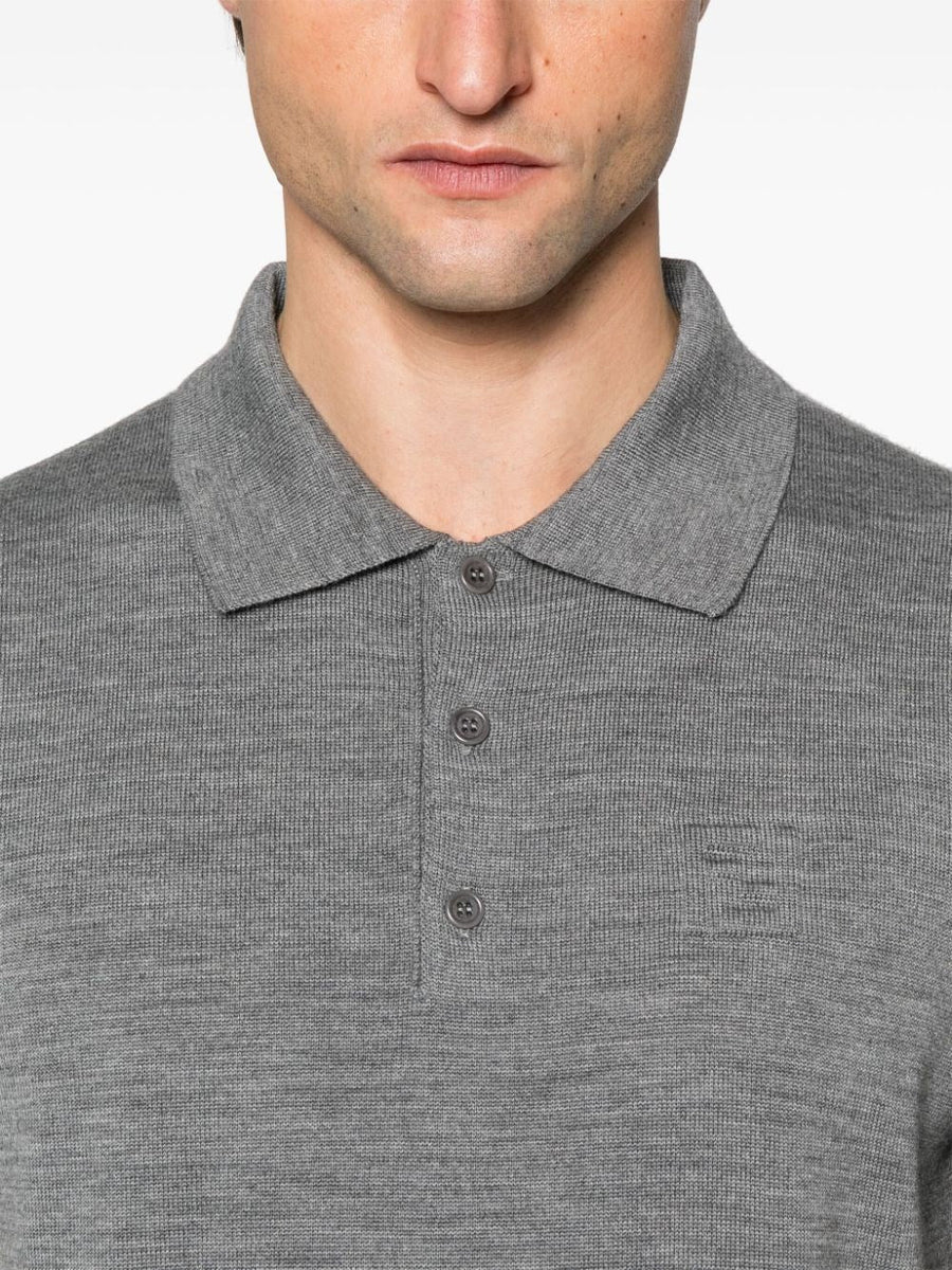 Fendi Men `Ff` Embossed Polo