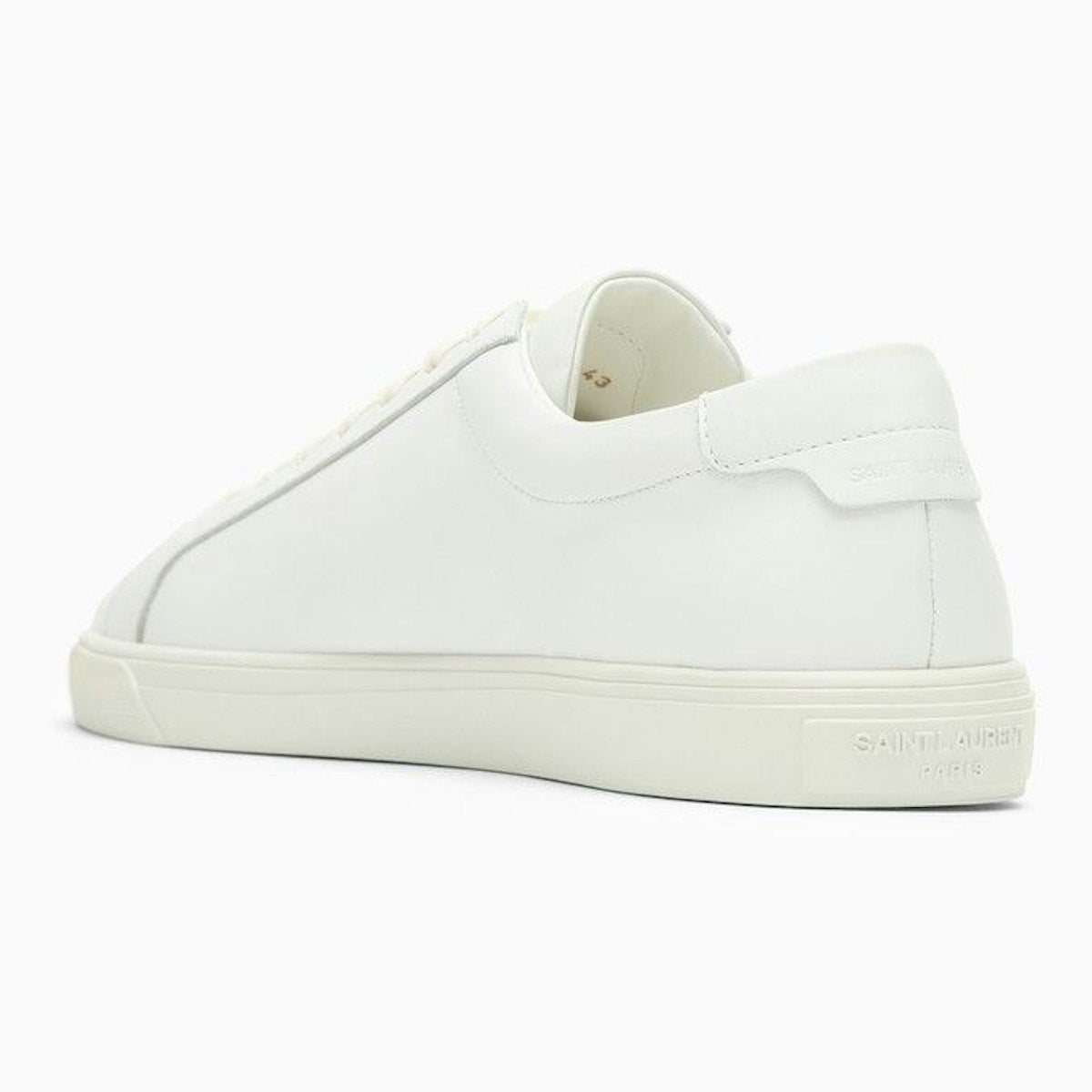 ANDY WHITE LEATHER TRAINER