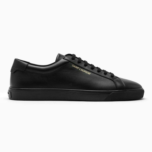 ANDY LOW-TOP SNEAKERS IN BLACK LEATHER