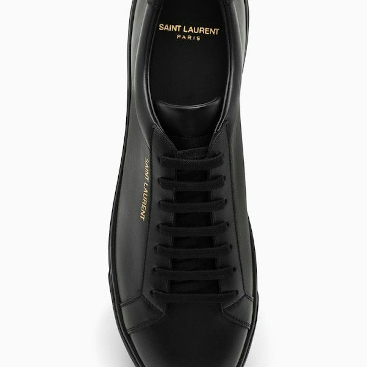ANDY LOW-TOP SNEAKERS IN BLACK LEATHER