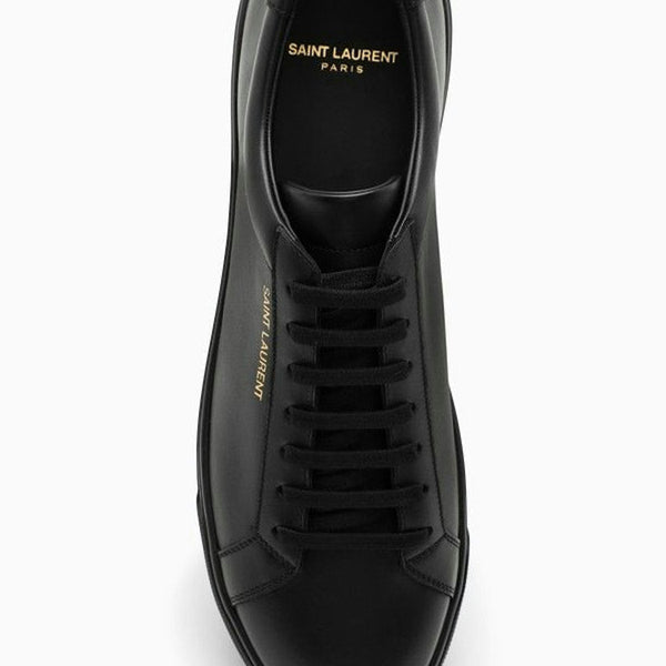 ANDY LOW-TOP SNEAKERS IN BLACK LEATHER
