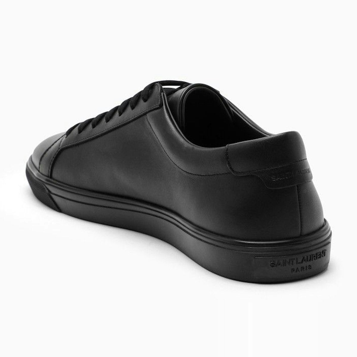 ANDY LOW-TOP SNEAKERS IN BLACK LEATHER