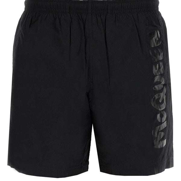 Alexander Mcqueen Men Graffiti Logo Swimsuit