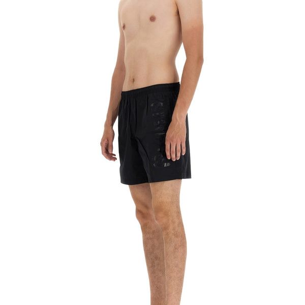 Alexander Mcqueen Men Graffiti Logo Swimsuit