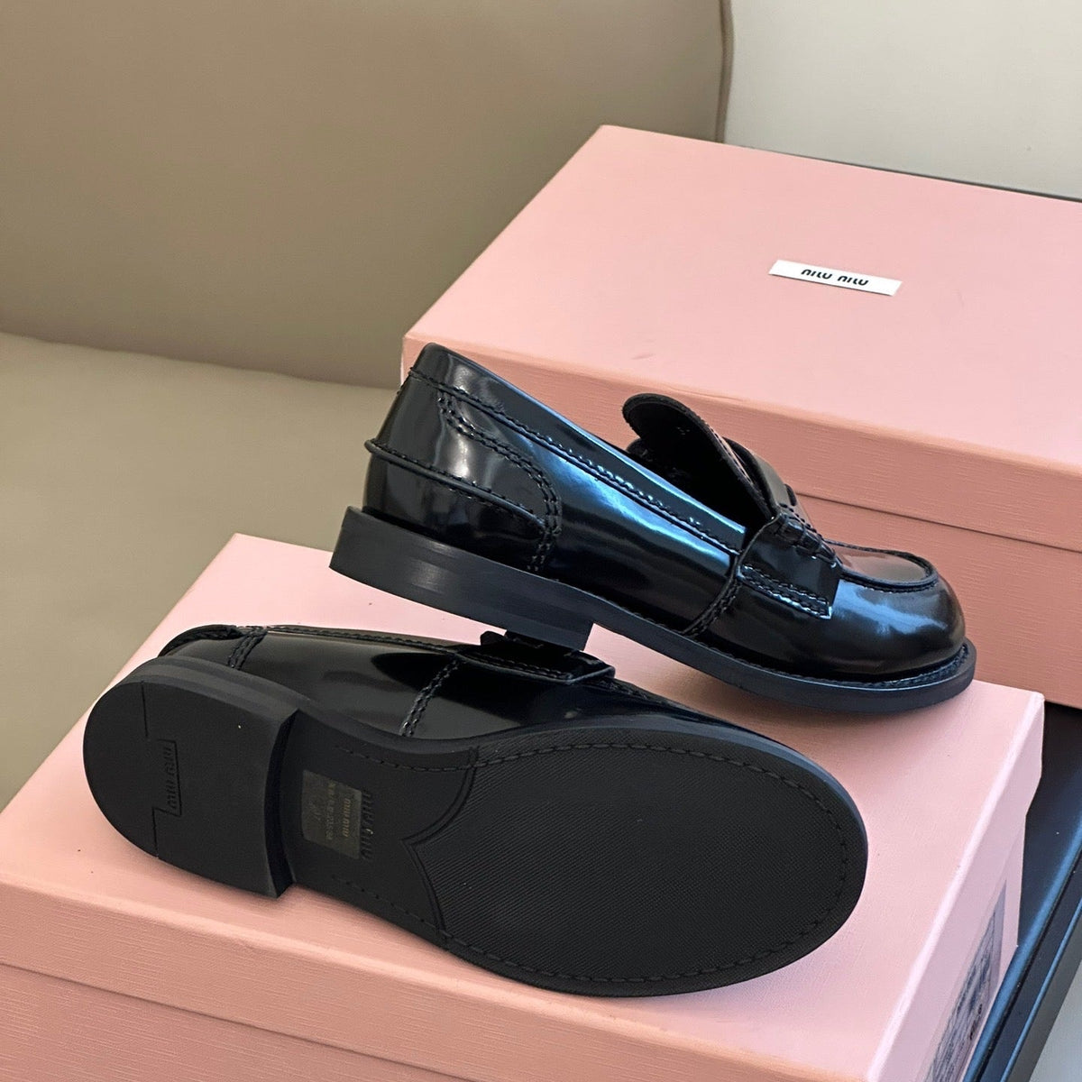 MIU M LOAFERS