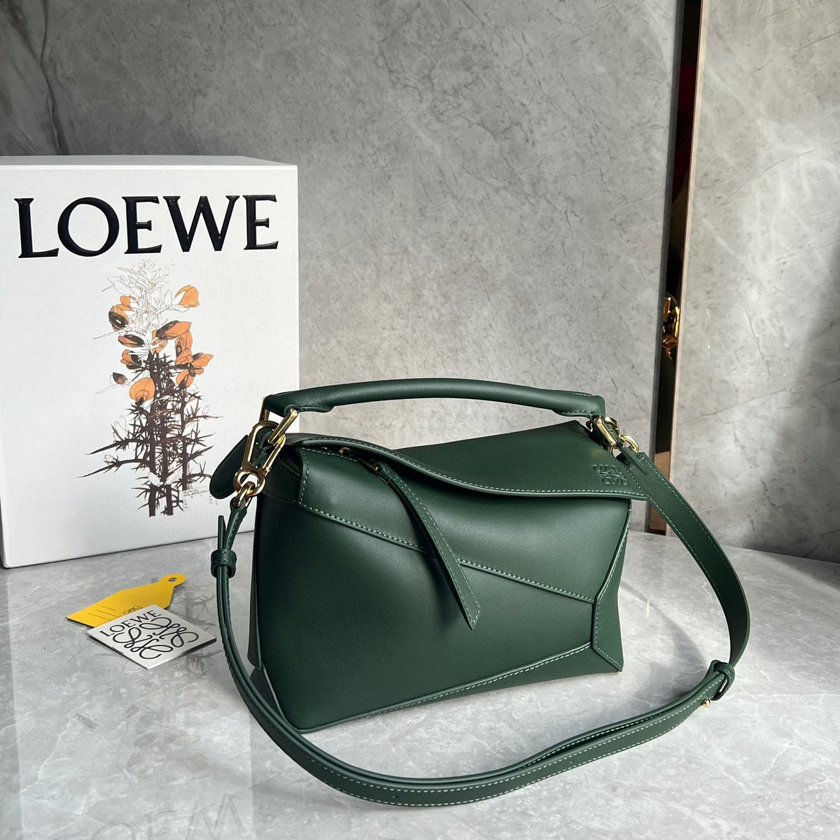 LOEW SMALL PUZZLE EDGE BAG