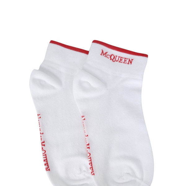 Alexander Mcqueen Women Sock With Logo