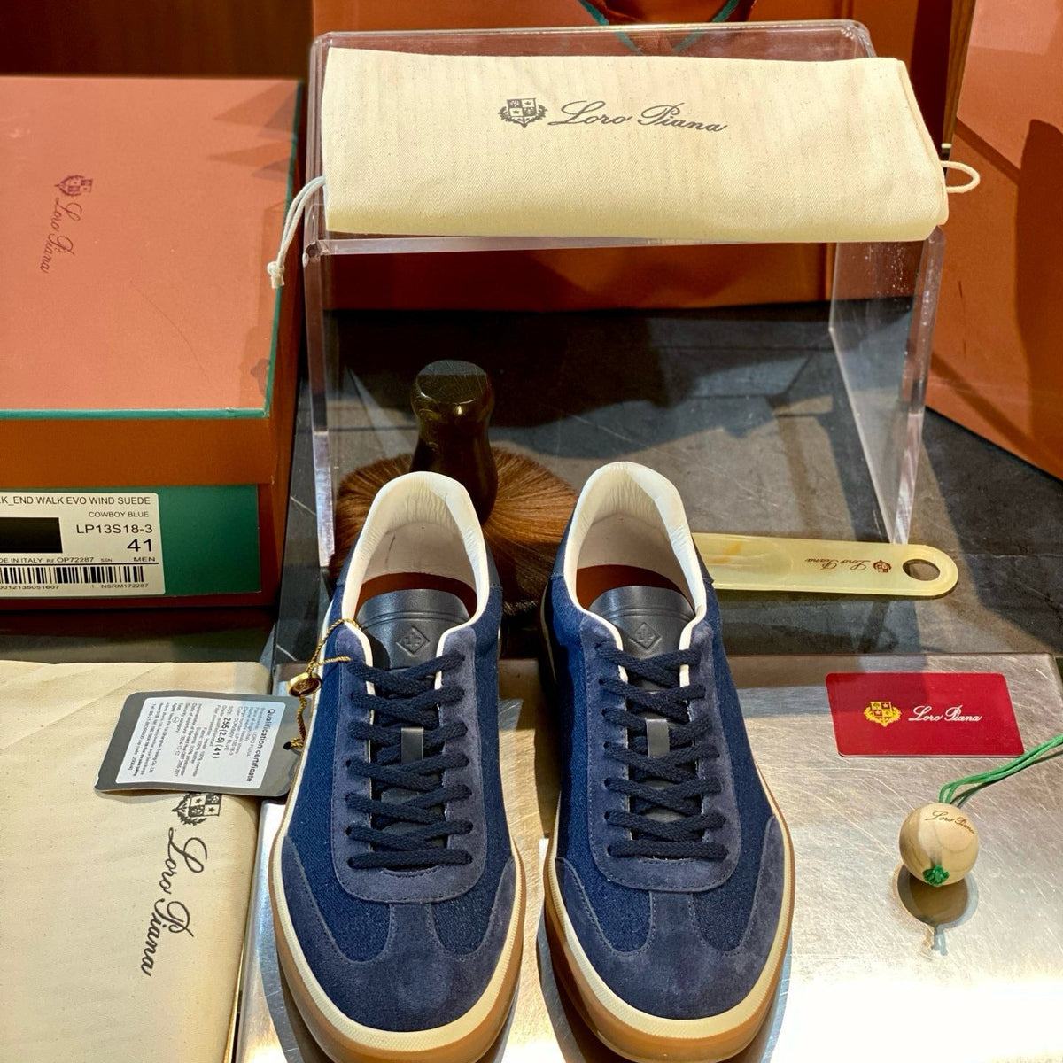 LORO P TENNIS WALK TRAINERS
