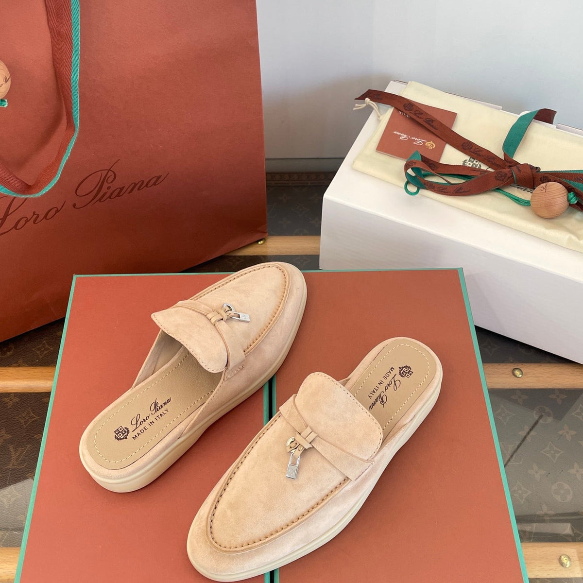 LORO P SUMMER CHARMS LOAFERS