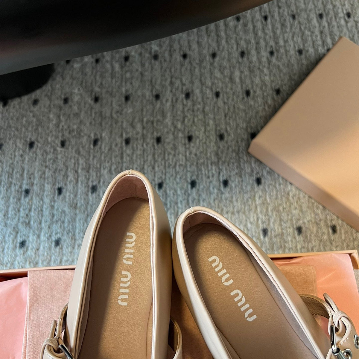 MIU M BALLERINA FLATS