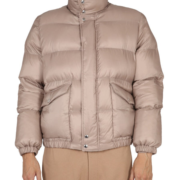 Alexander Mcqueen Men Graffiti Logo Print Down Jacket