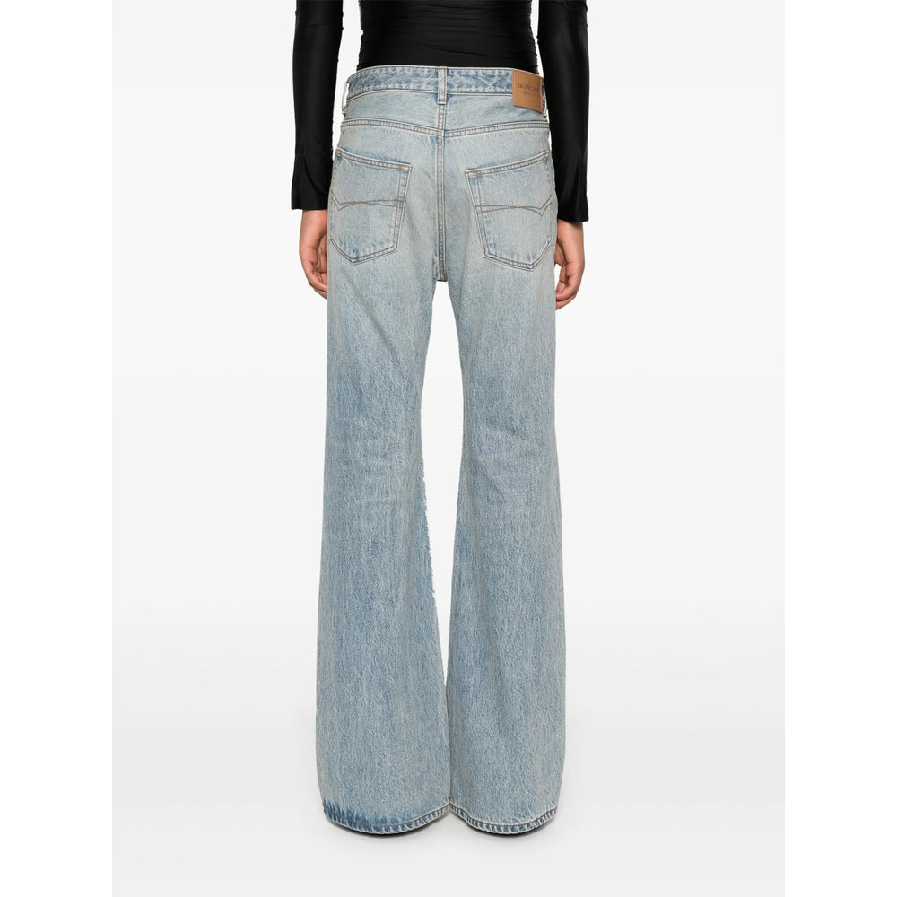 Balenciaga Blue Denim - Flared Jeans Women