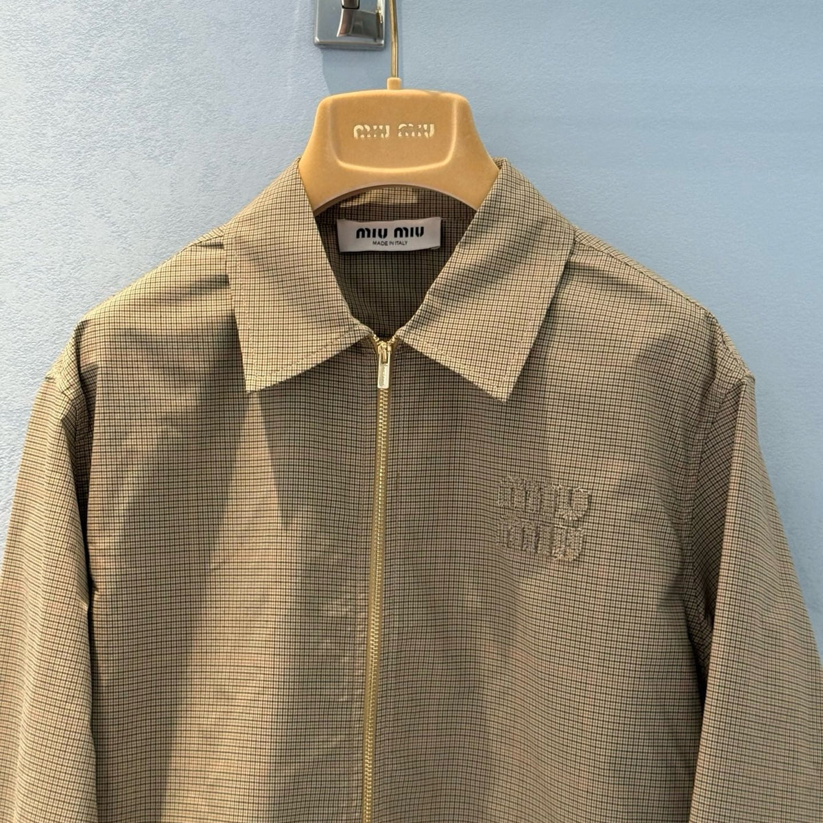 MIU M ZIP SHIRT